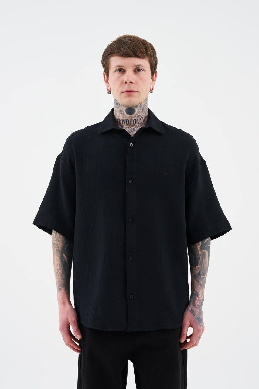 Men’s Oversized Cotton Casual Shirt