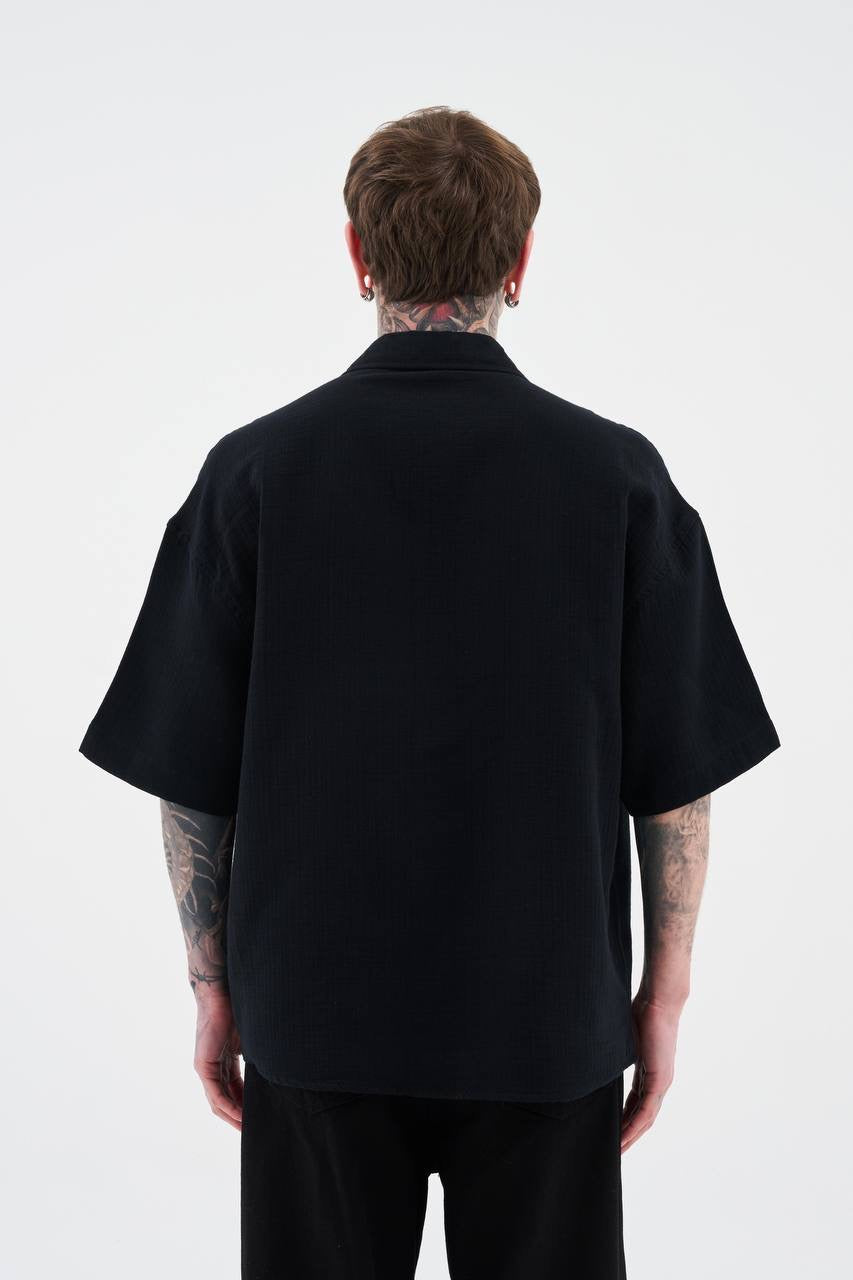 Men’s Oversized Cotton Casual Shirt