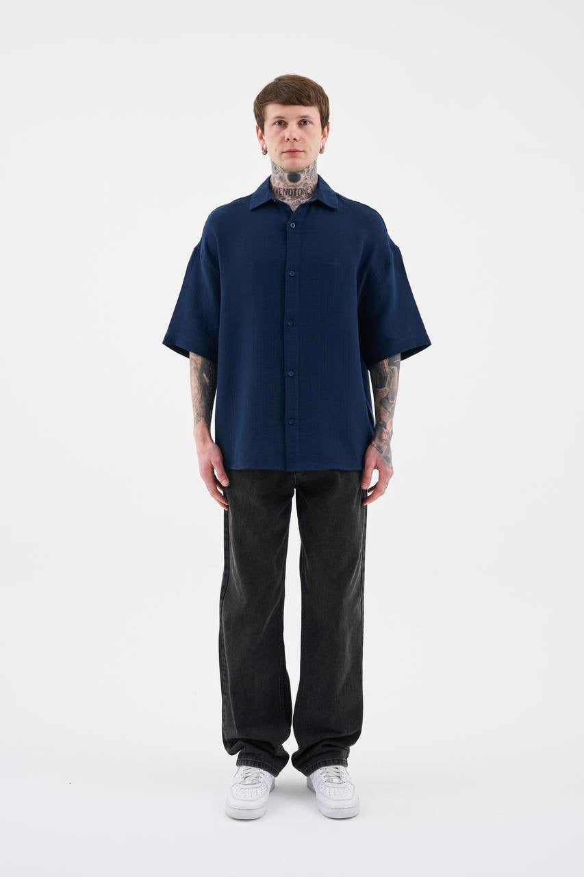 Men's Relaxed Fit Casual Shirt in Soft Cotton