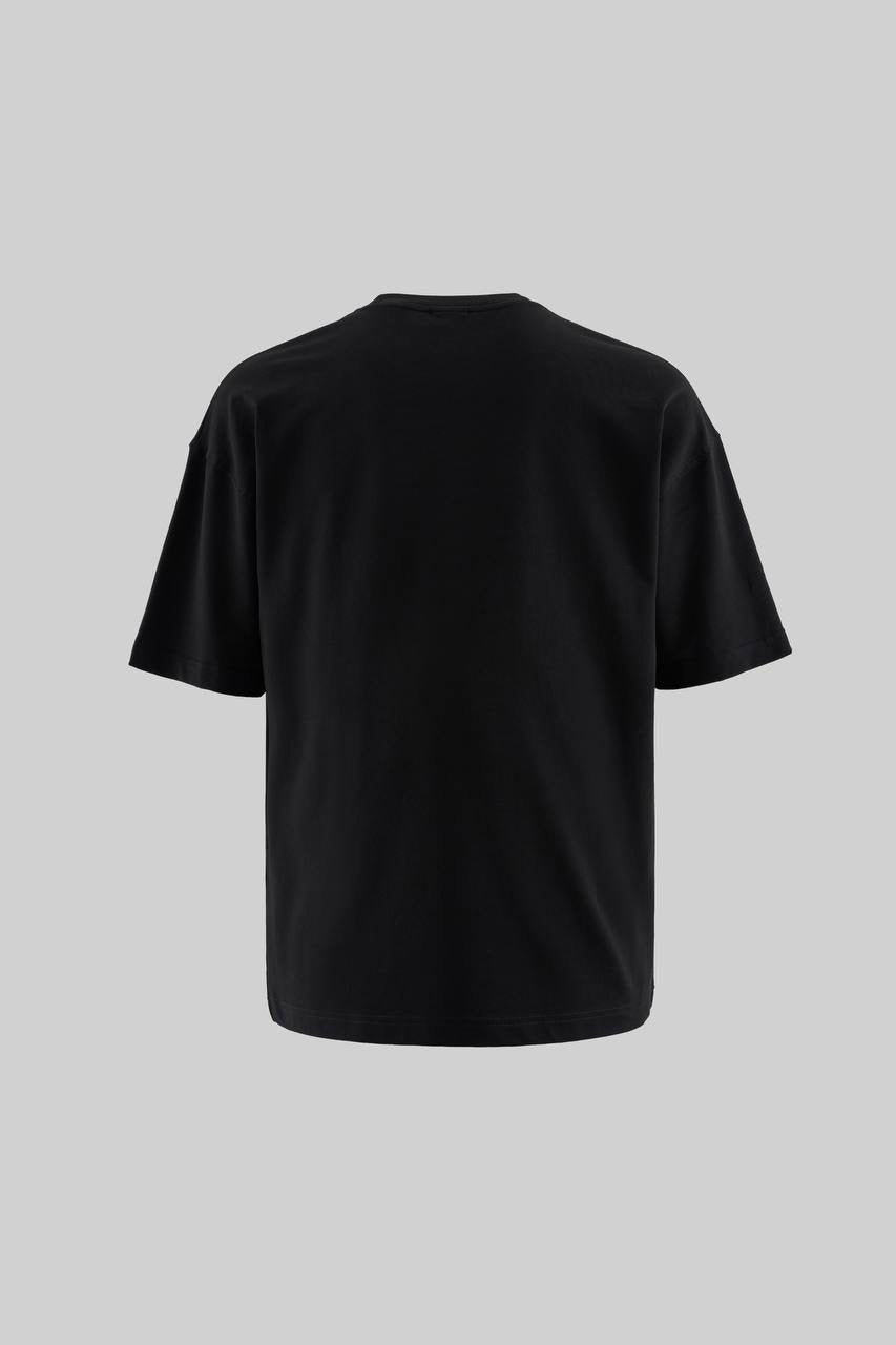 Men's Boxy Fit Short Sleeve T-Shirt with Front Logo Print