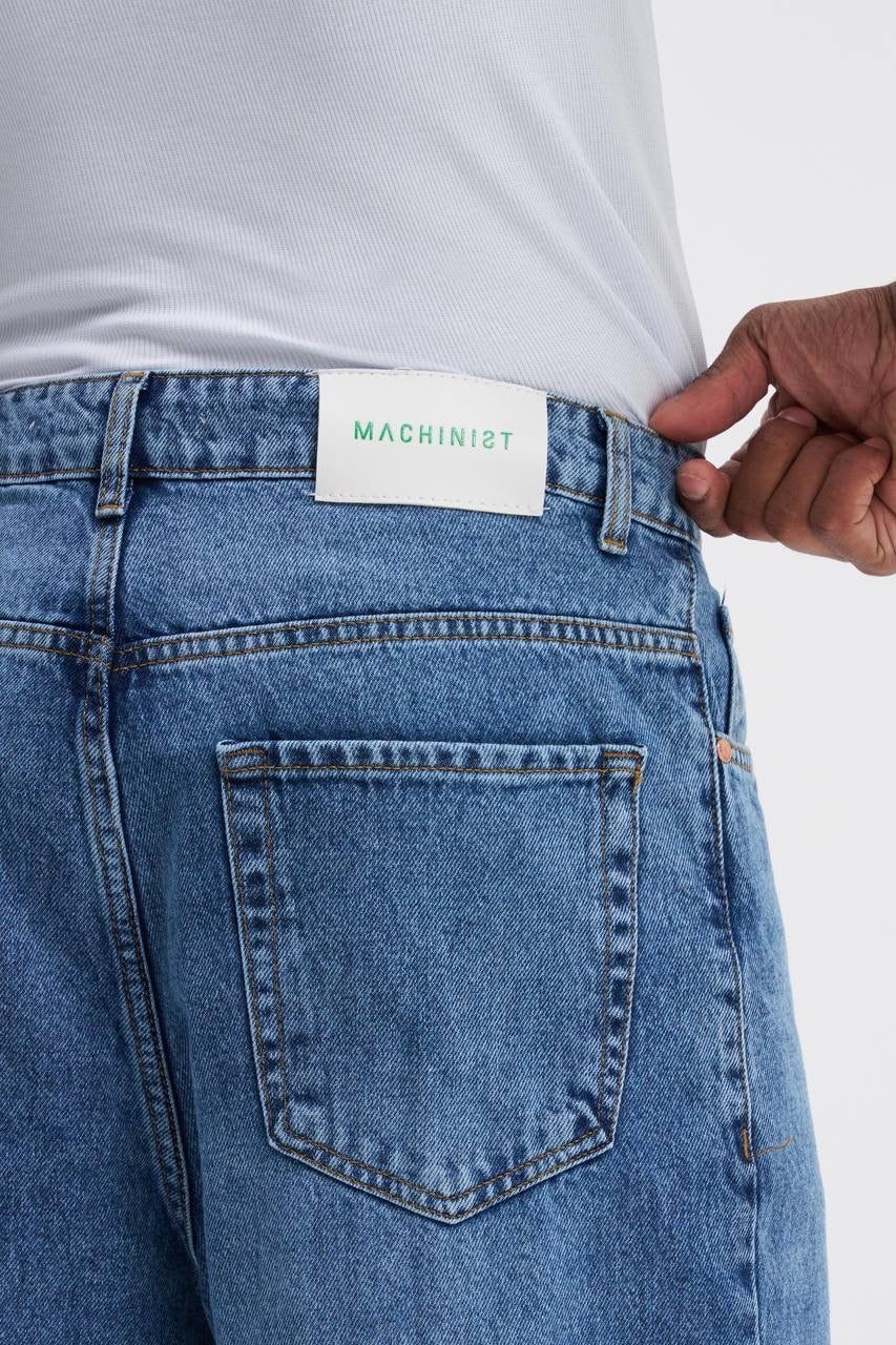 Machinist Men's Oversize Baggy Jean AQUA