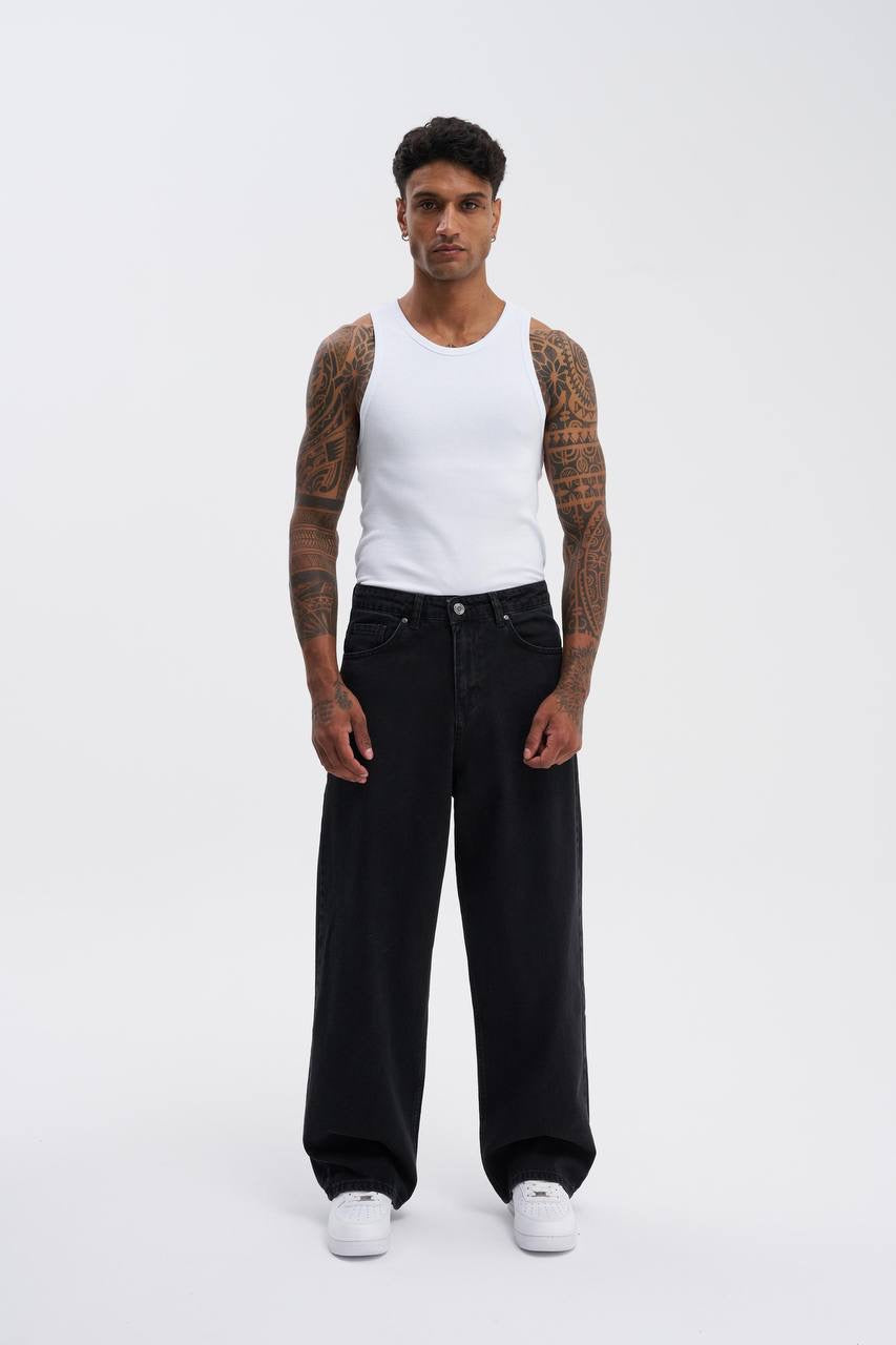 Machinist Men's Relaxed Baggy Jeans – Black