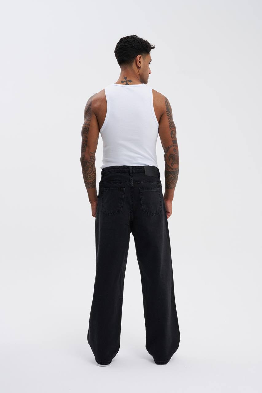 Machinist Men's Relaxed Baggy Jeans – Black