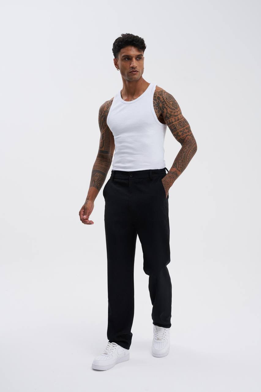 Oversize Baggy Black Denim Pant – Machinist
