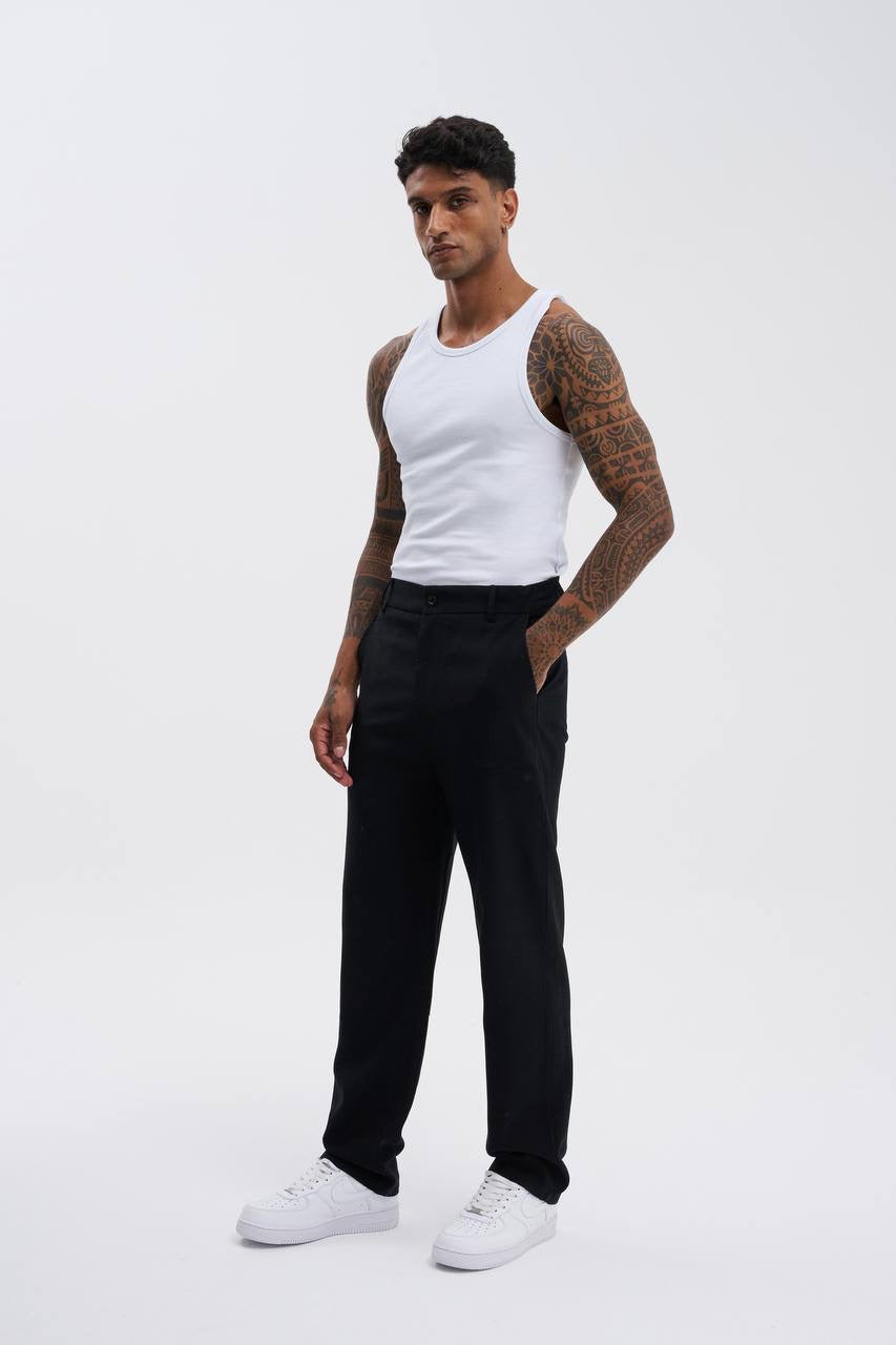 Oversize Baggy Black Denim Pant – Machinist