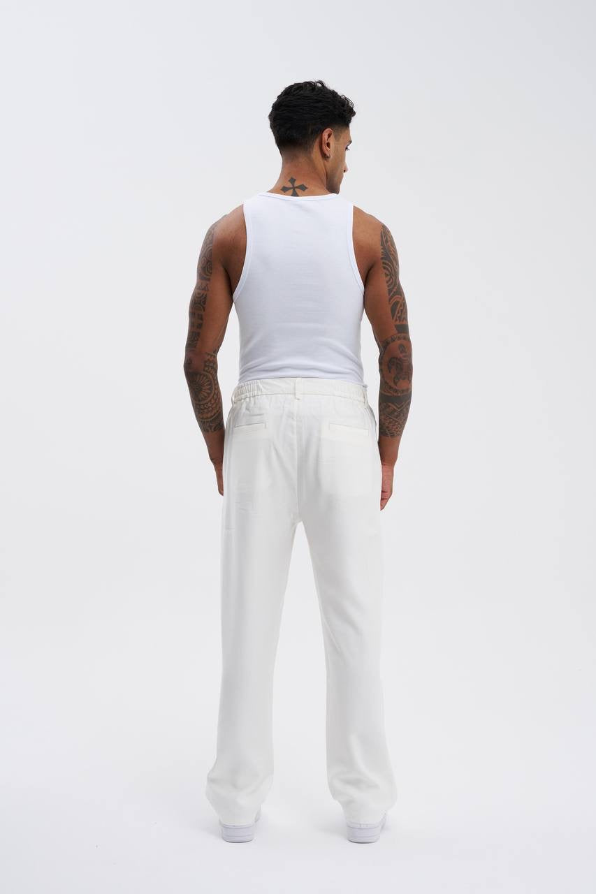 Oversize Baggy White Denim Pant – Machinist