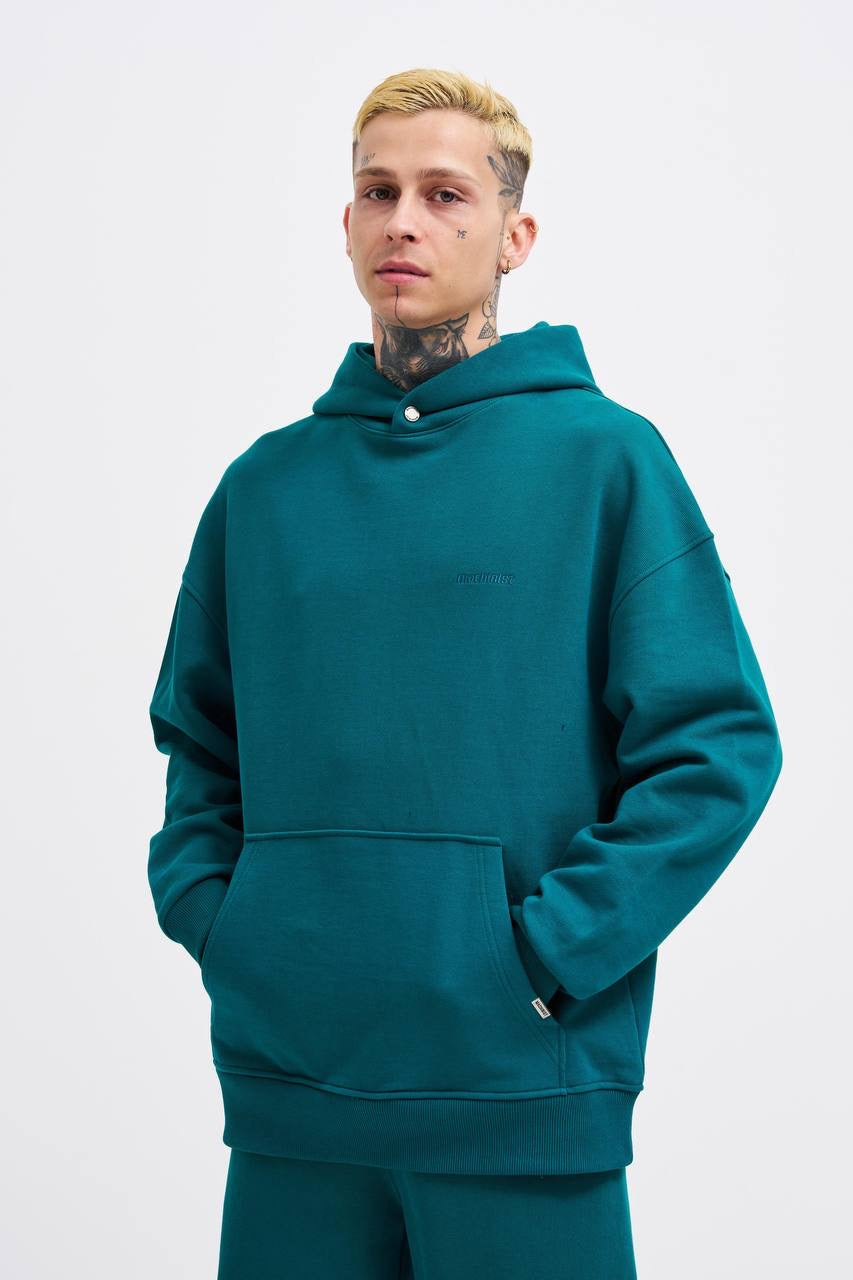 Men's Basic Diagonal Hoodie – Midnight Blue
