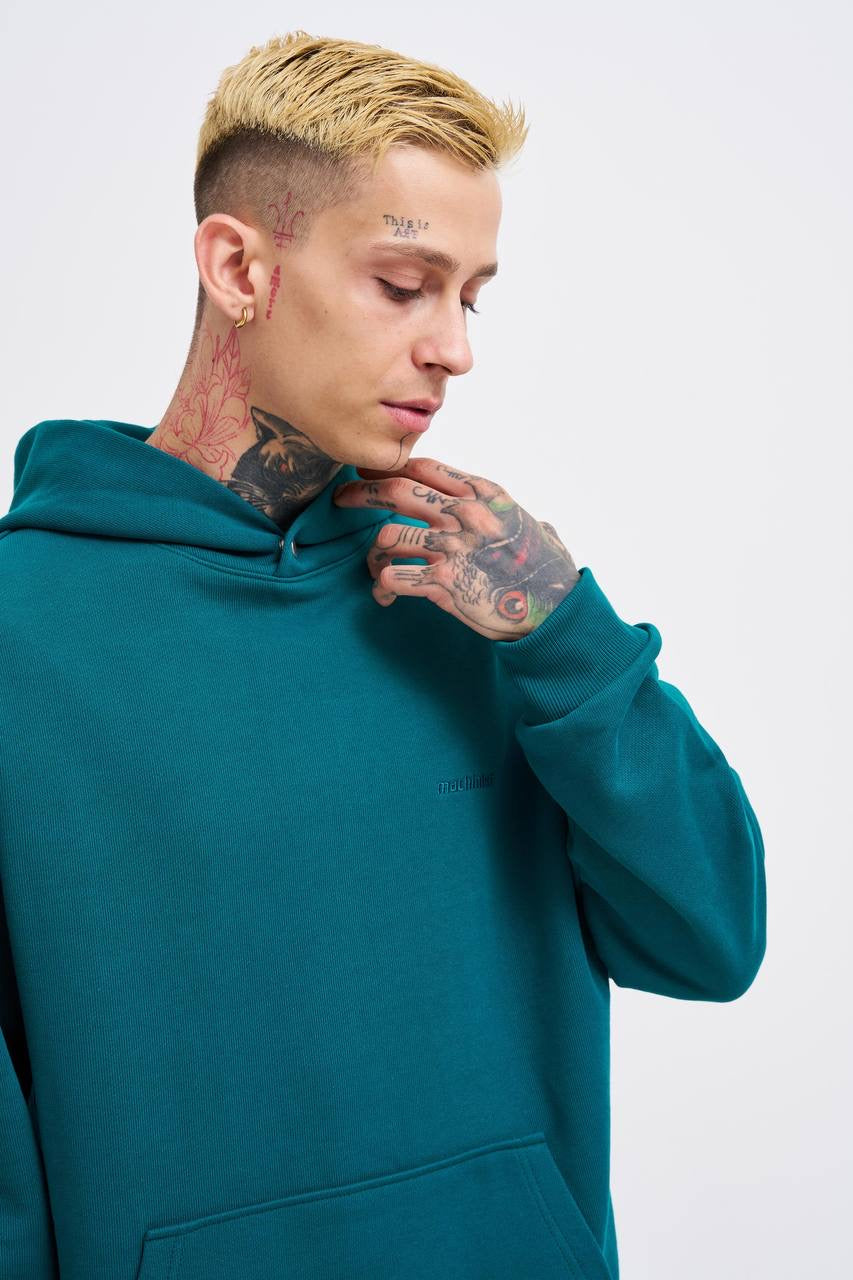 Men's Basic Diagonal Hoodie – Midnight Blue