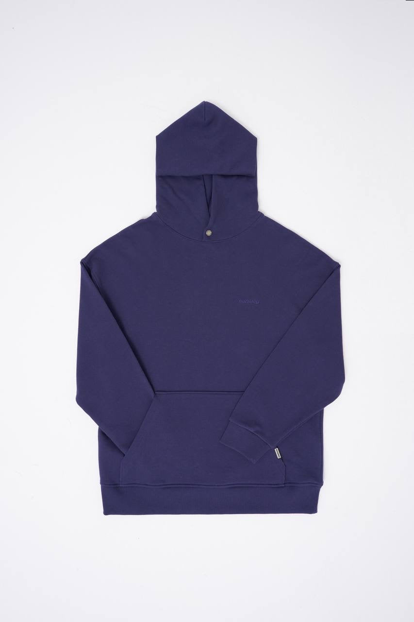 Machinist Men's Basic Diagonal Hoodie – Midnight Blue