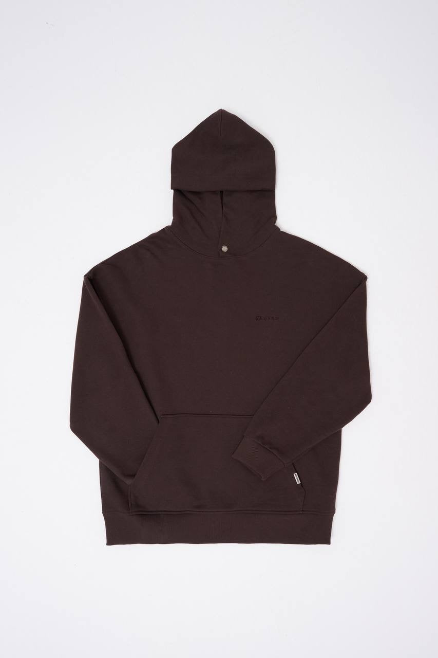 Machinist Men's Basic Diagonal Hoodie – Dark Coffee
