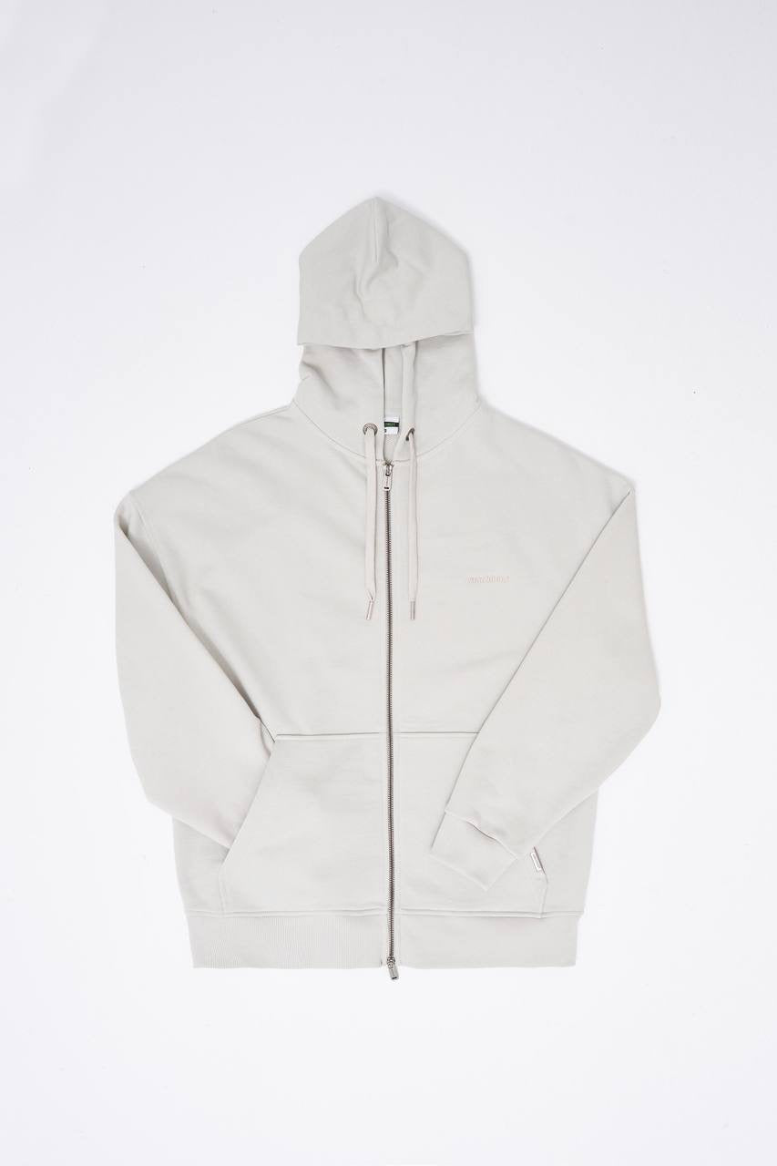 Machinist Men's Basic Diagonal Zip Hoodie – Space Grey