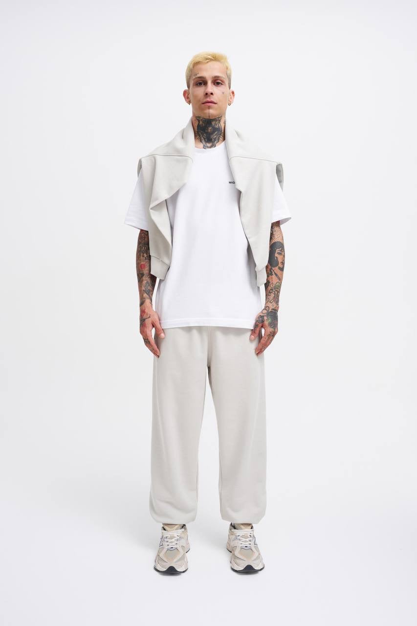 Machinist Basic Diagonal Jogger – Grey Sweatpants