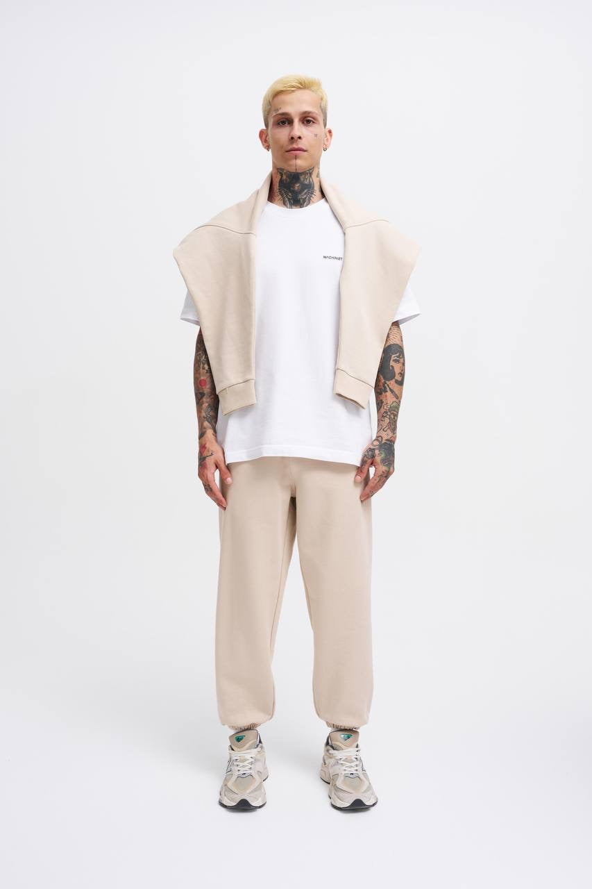 Machinist Regular Jogger Beige Sweatpants
