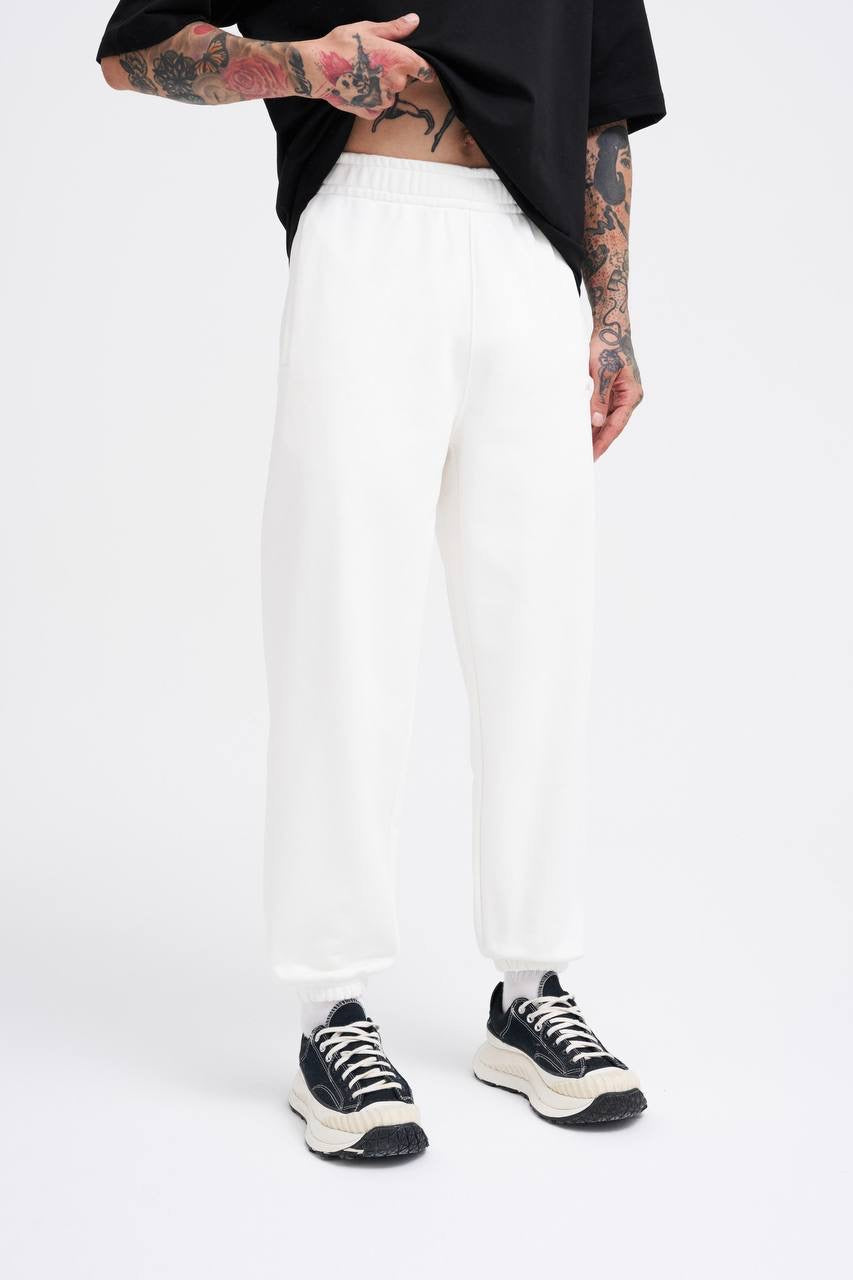 Machinist Basic Diagonal Jogger – Ecru Sweatpants
