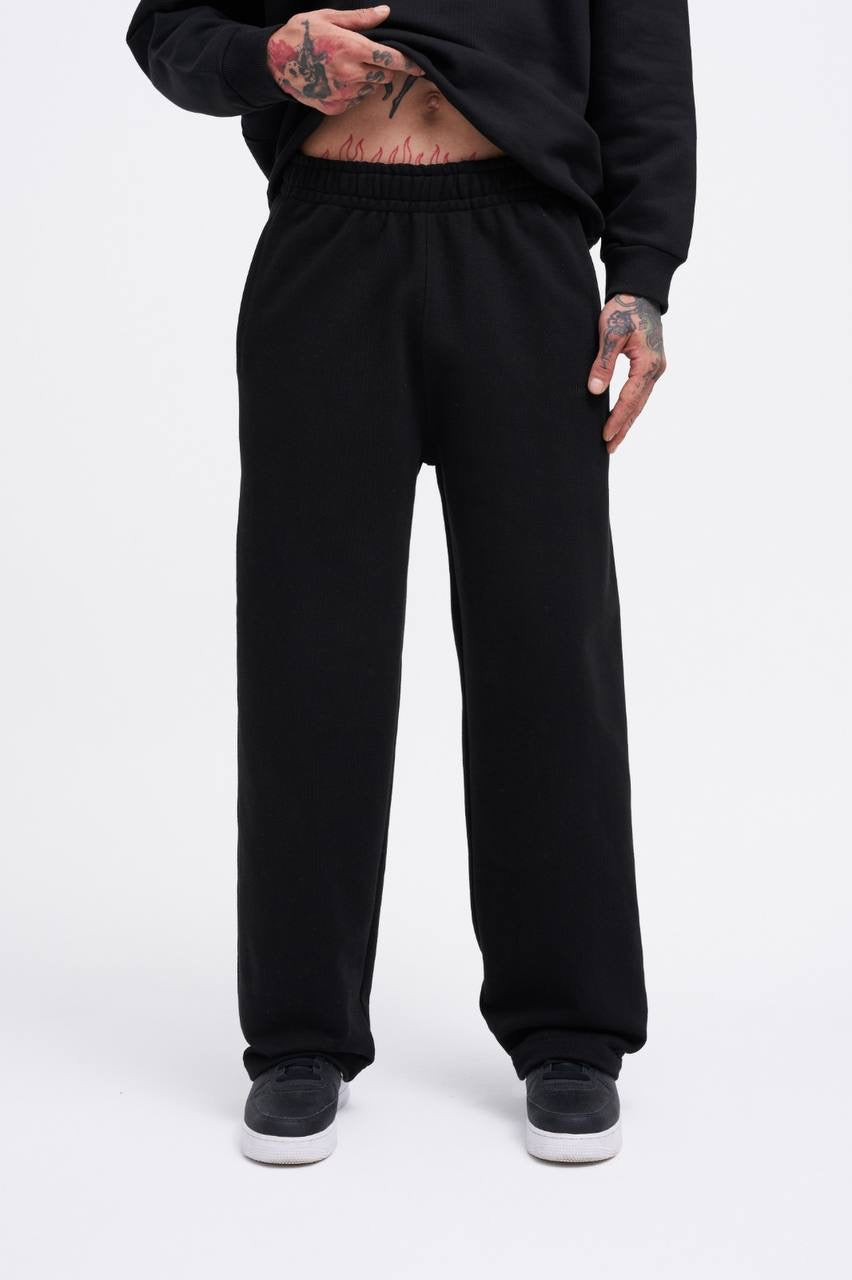 Machinist Men's Basic Oversize Black Sweatshirt