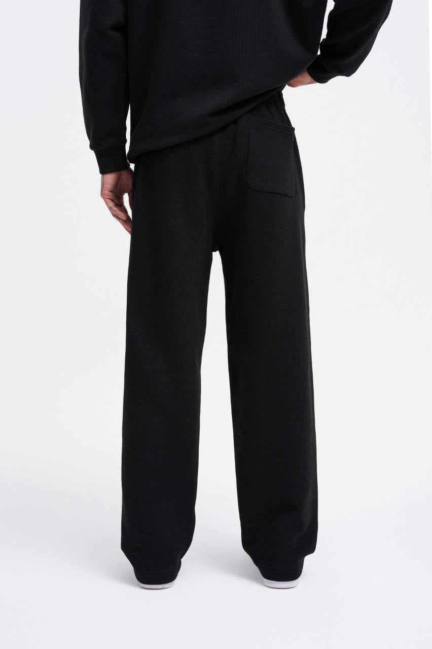 Machinist Men's Basic Oversize Black Sweatshirt