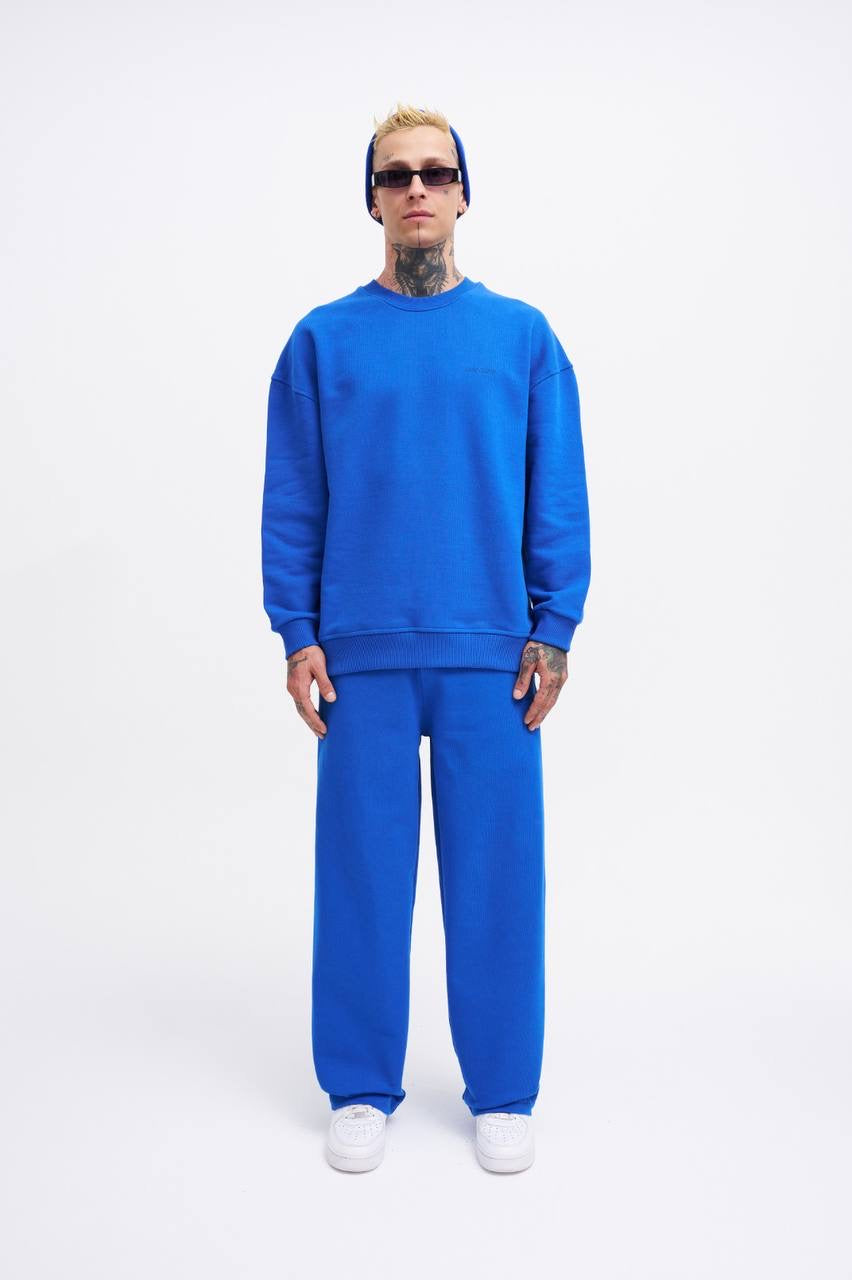 Machinist Men's Basic Diagonal Baggy Light Blue Sweatpants