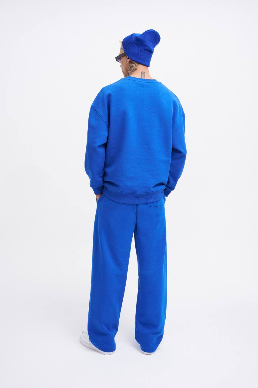 Machinist Men's Basic Diagonal Baggy Light Blue Sweatpants