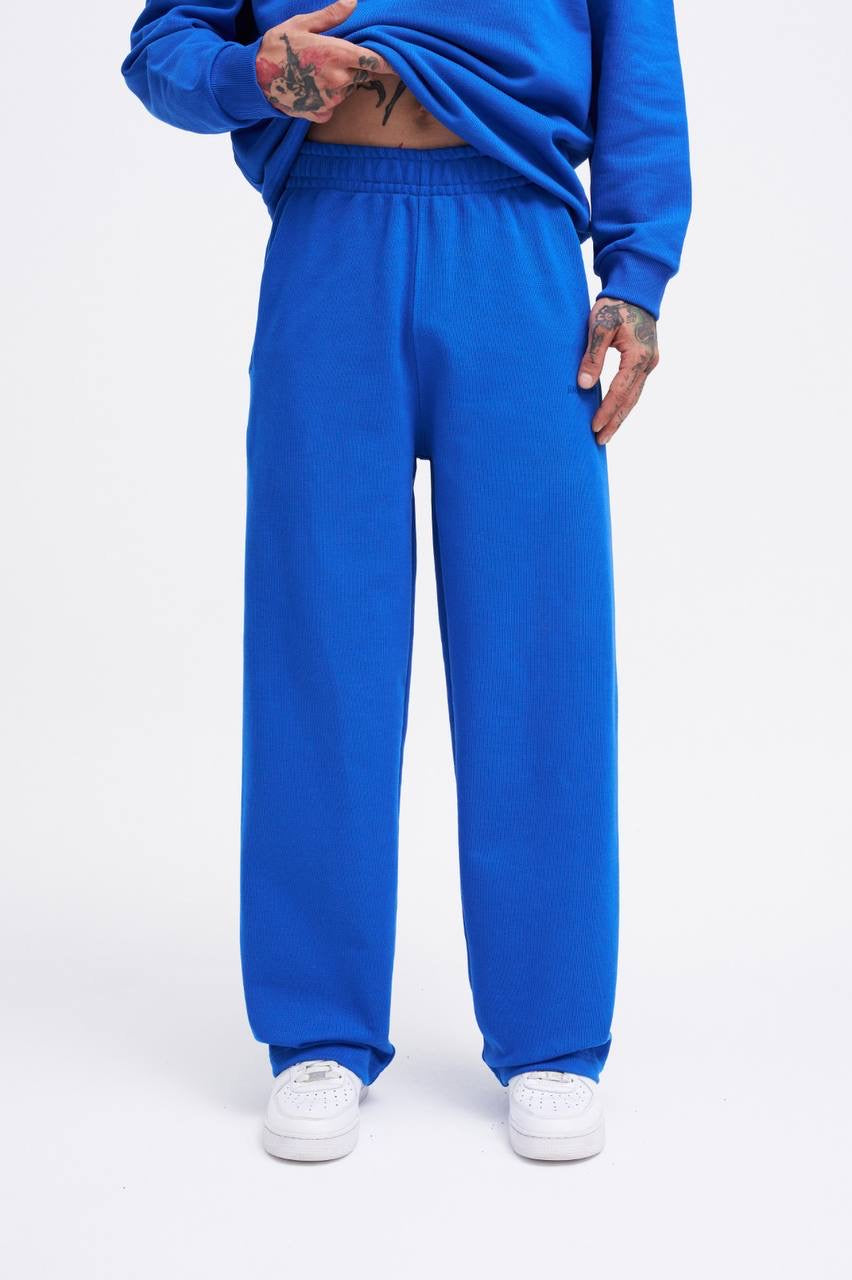 Machinist Men's Basic Diagonal Baggy Light Blue Sweatpants