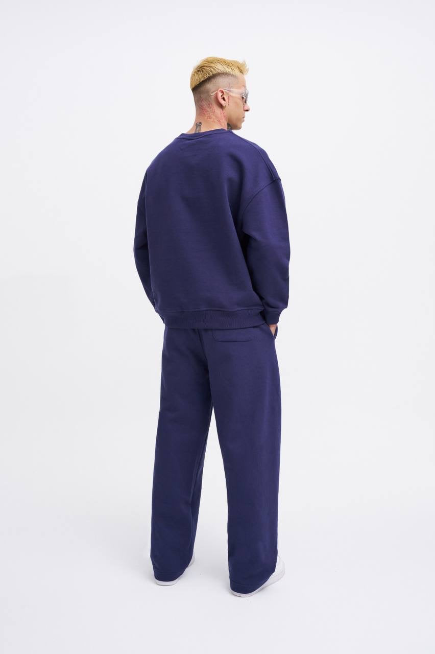 Machinist Men's Luxury Basic Washed Jogger Purple Sweatpants