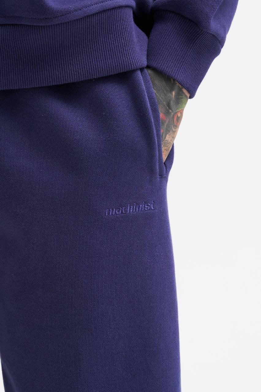Machinist Men's Luxury Basic Washed Jogger Purple Sweatpants