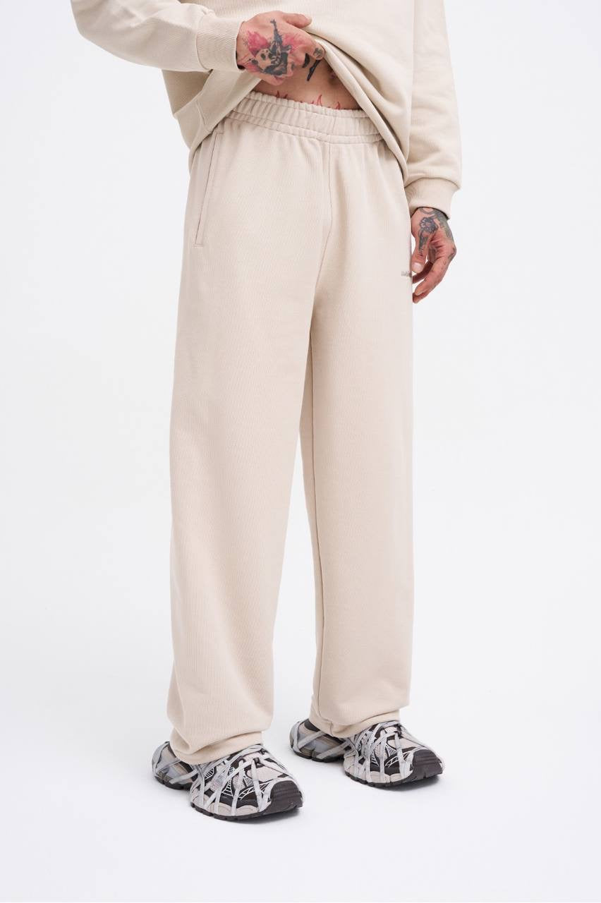Machinist Men's Basic Diagonal Baggy Brown Sweatpants