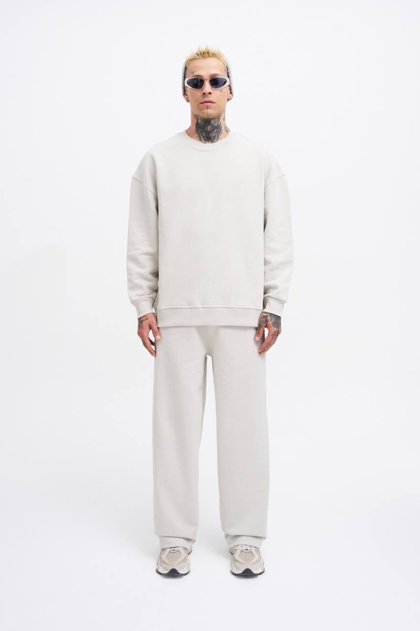 Machinist Men's Basic Diagonal Baggy Brown Sweatpants
