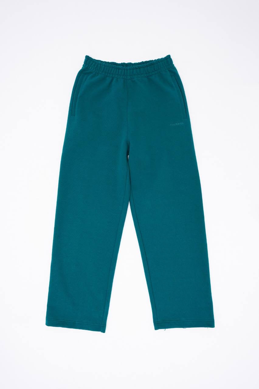 Machinist Men's Basic Diagonal Baggy Petrol Green Sweatpant
