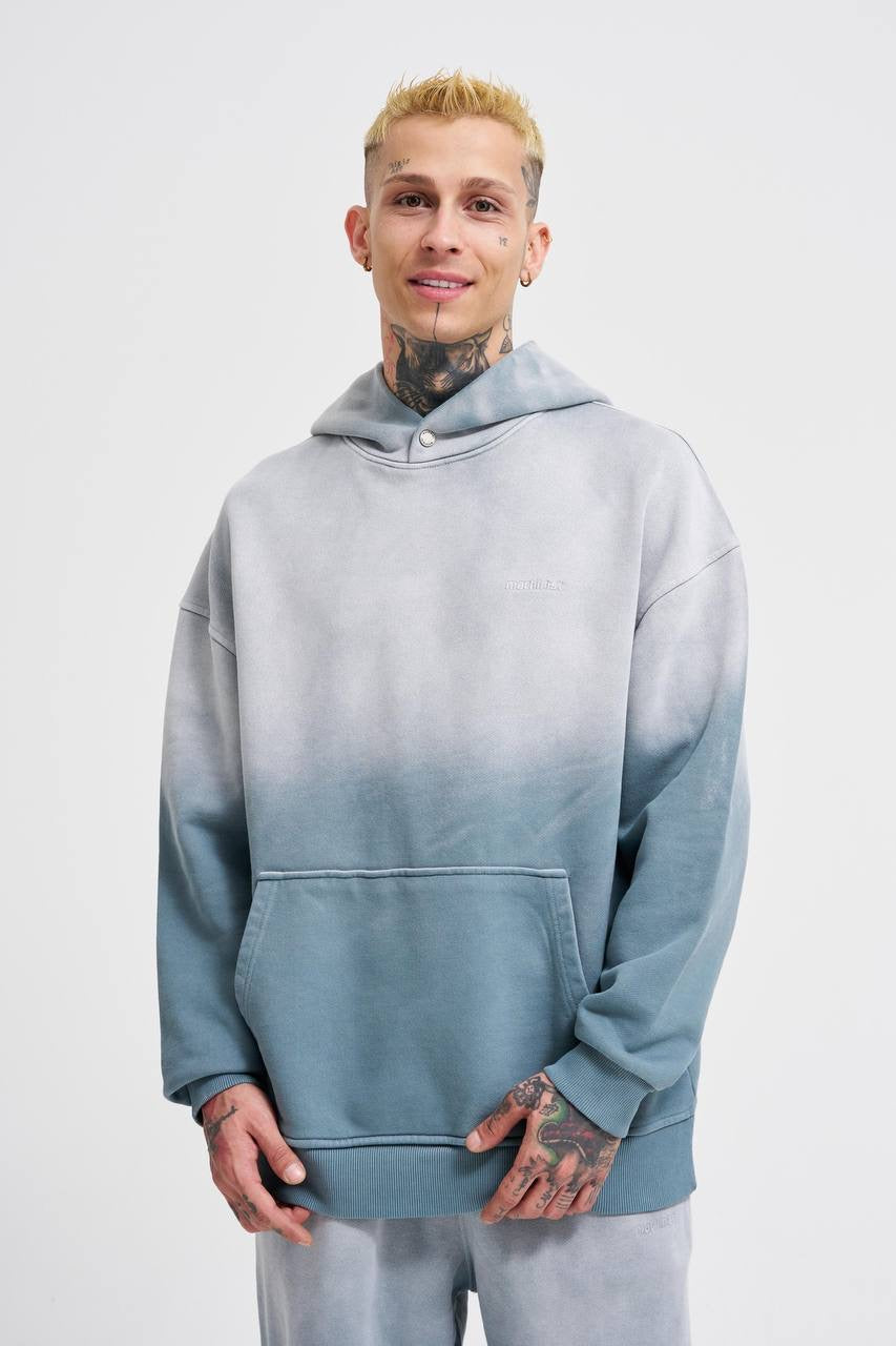 Machinist Men's Gradient Washed Ghost Hoodie