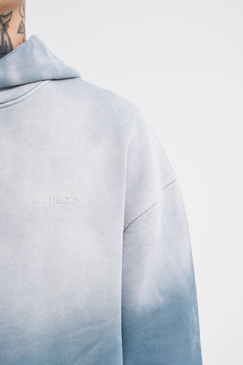 Machinist Men's Gradient Washed Ghost Hoodie