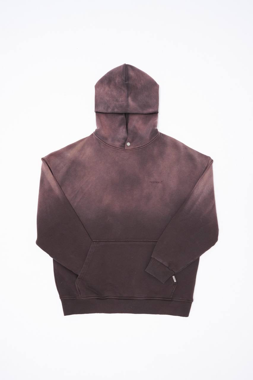 Machinist Men's Gradient Washed Coffee Hoodie