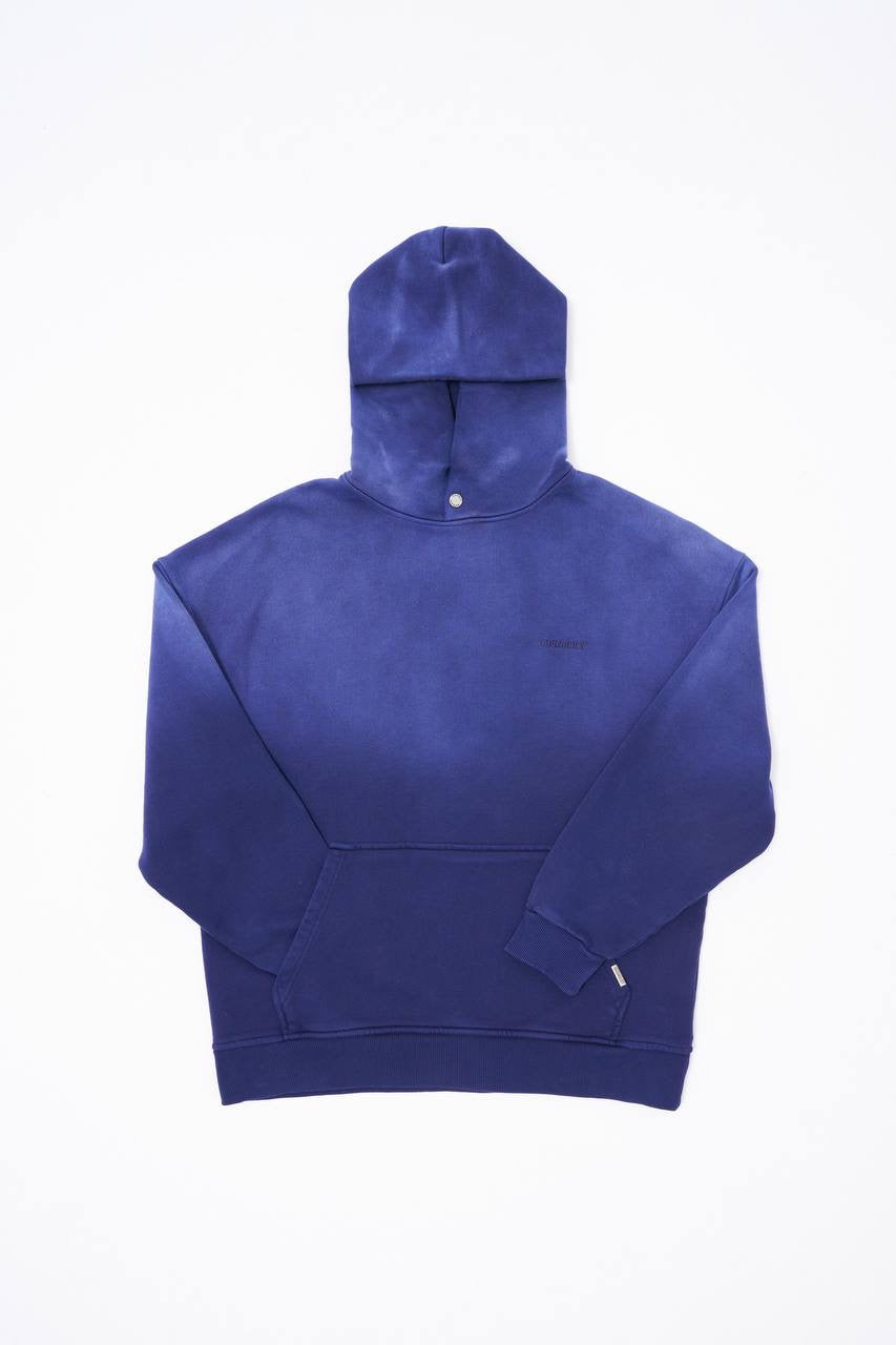 Machinist Men's Basic Diagonal Hoodie – Midnight Blue