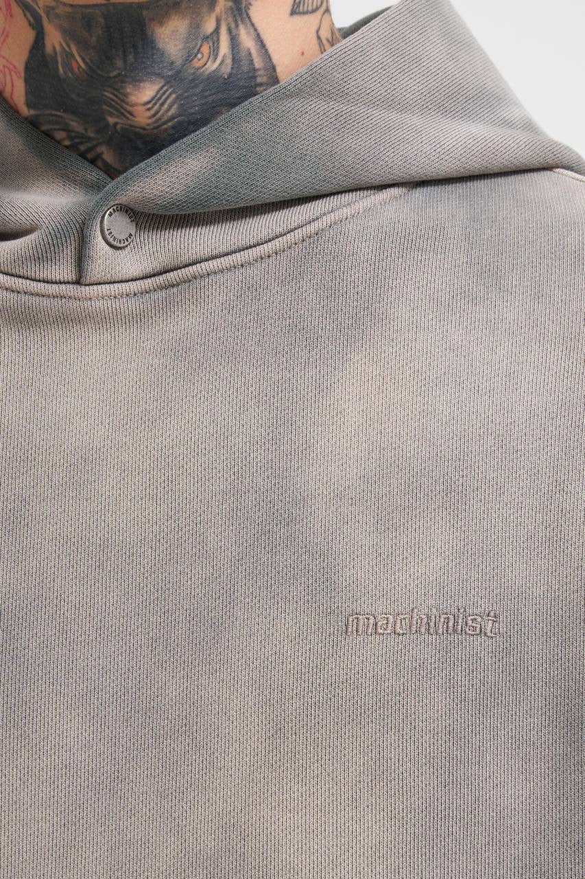 Machinist Men's Gradient Washed Khaki Hoodie