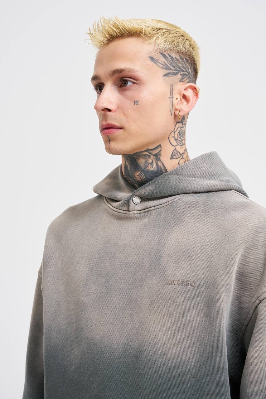 Machinist Men's Gradient Washed Khaki Hoodie