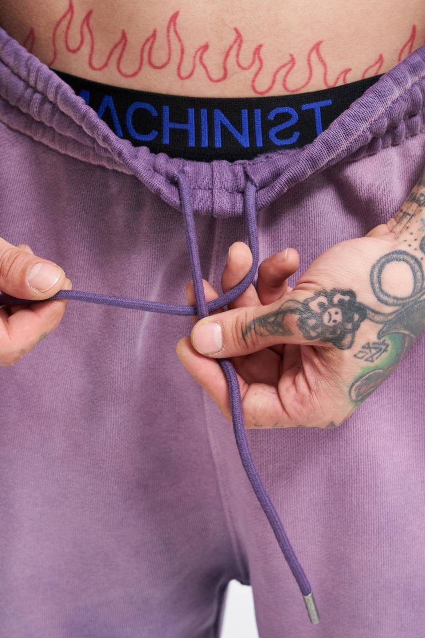 Machinist Men's Gradient Washed Baggy Purple Sweatpants