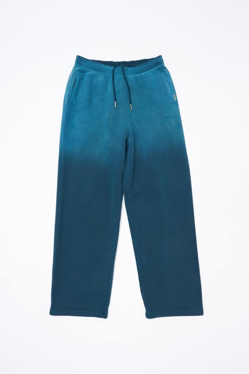 Machinist Men's Gradient Washed Baggy Petrol Green Sweatpants
