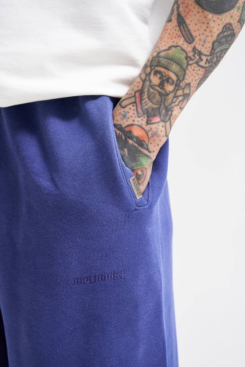Machinist Men's Gradient Washed Baggy Navy Blue Sweatpants