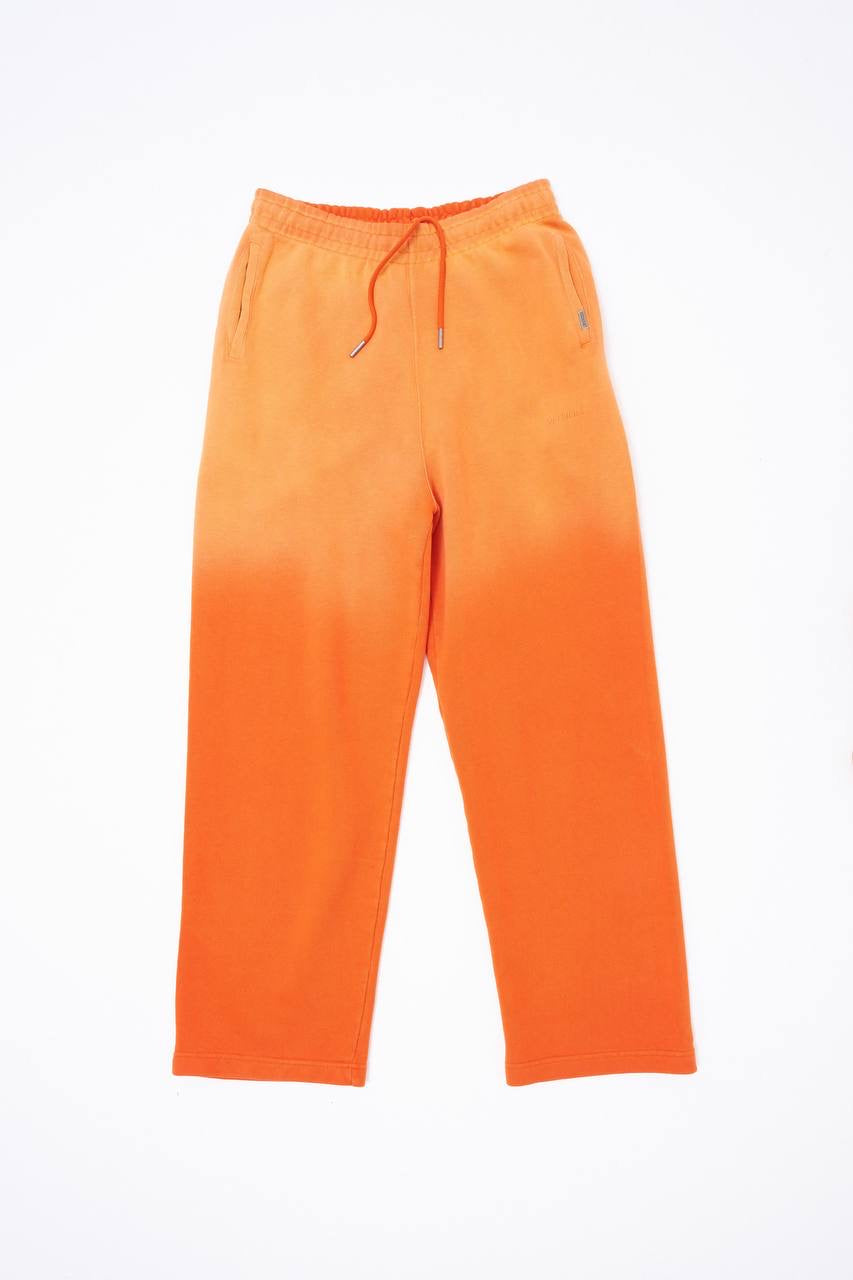 Machinist Gradient Washed Baggy Orange Sweatpants