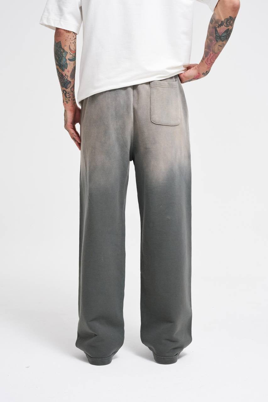 Machinist Gradient Washed Baggy Khaki Sweatpants