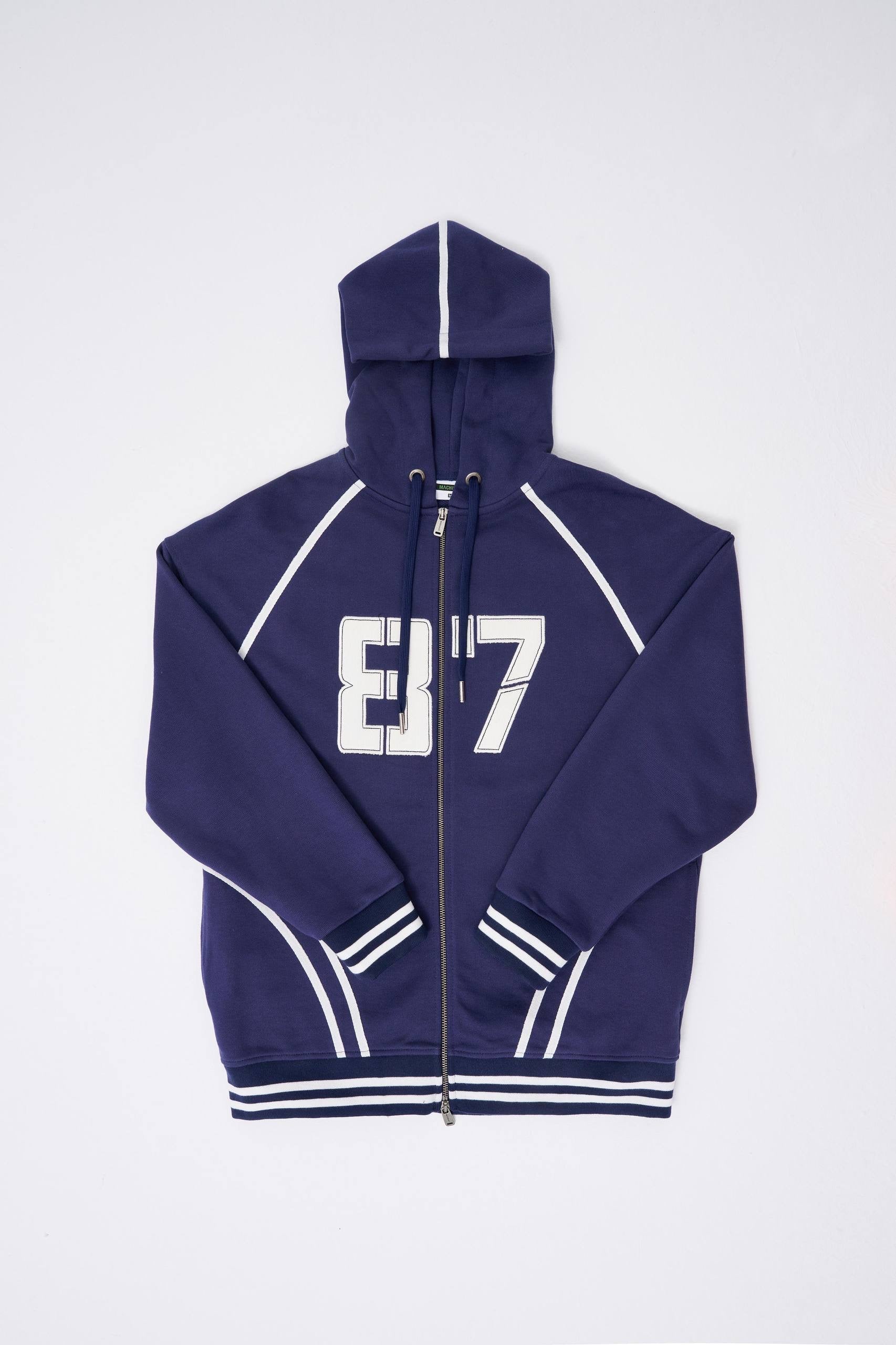 Machinist Men’s Aplique Black Zip Jacket