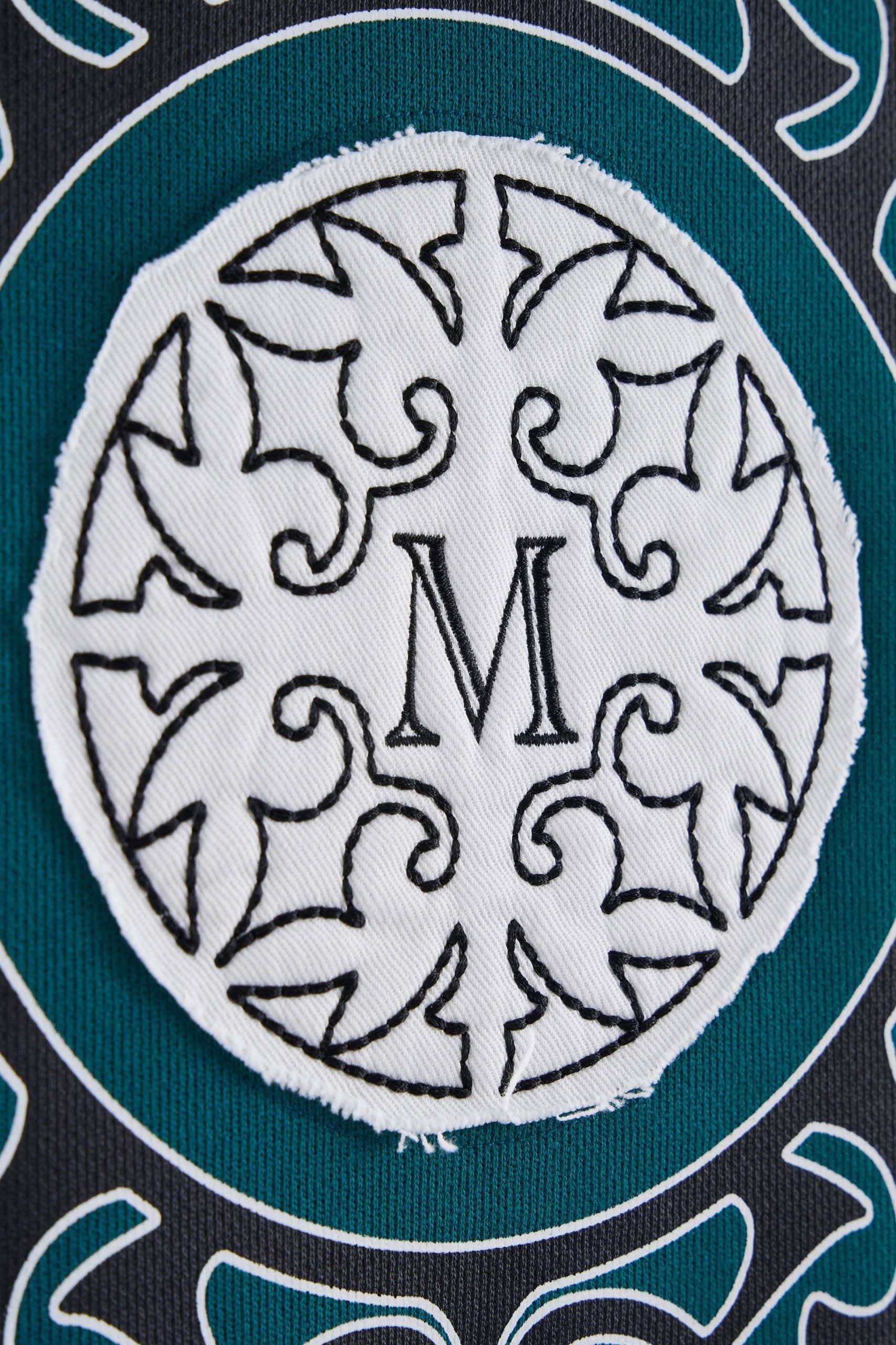 Machinist Patched Ethnic Hoodie – Oil Green