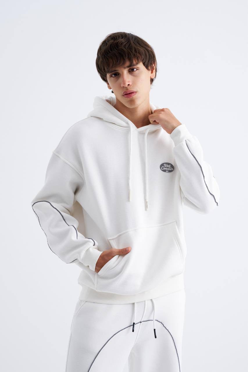 PEQUS Mythic White Hoodie