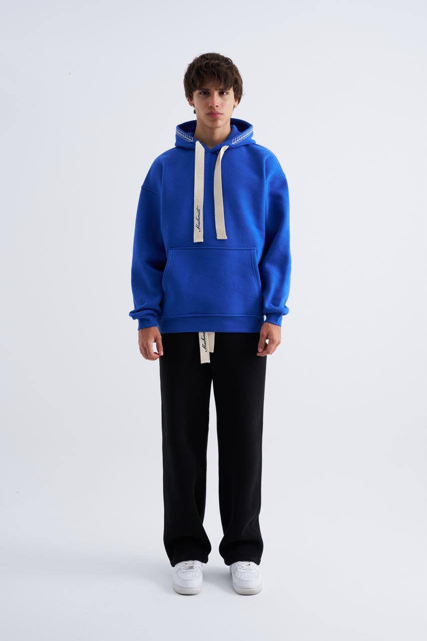 Men's Solid Hooded Full Sleeves Regular Fit Hoodie