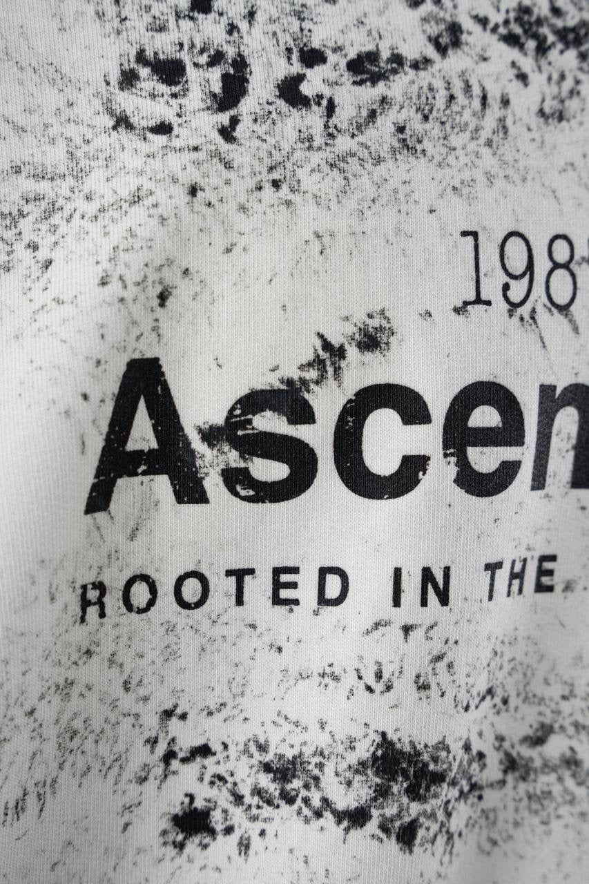 White Marble Print Long Sleeve T-Shirt – Ascension Project Limited Edition