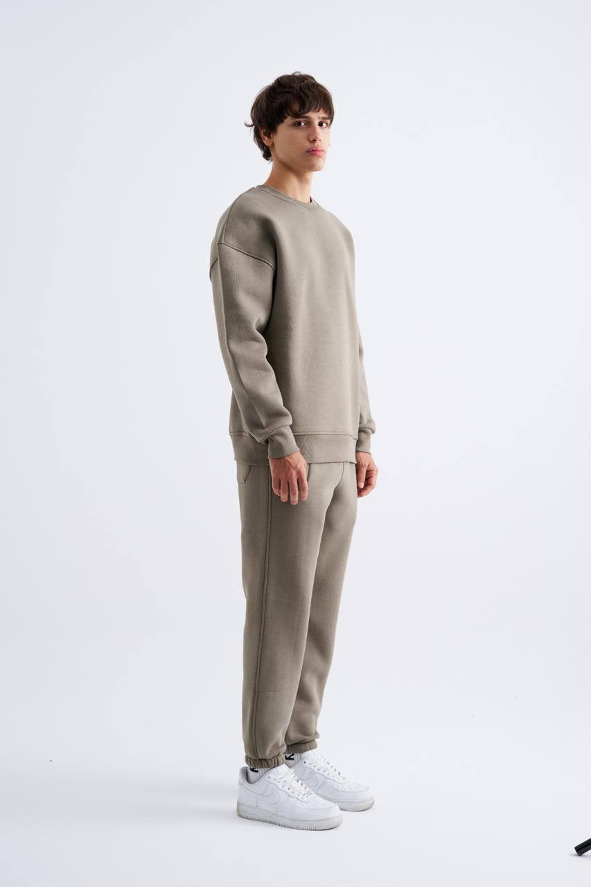 Green OB Comfort Crew Neck Sweatshirt for Men