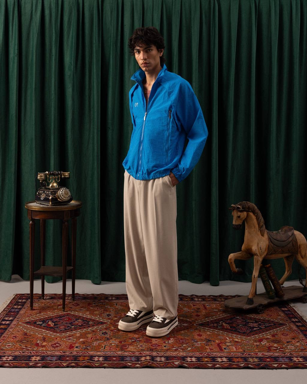 Men’s Lightweight Windbreaker Jacket – Zip-Up Casual Streetwear