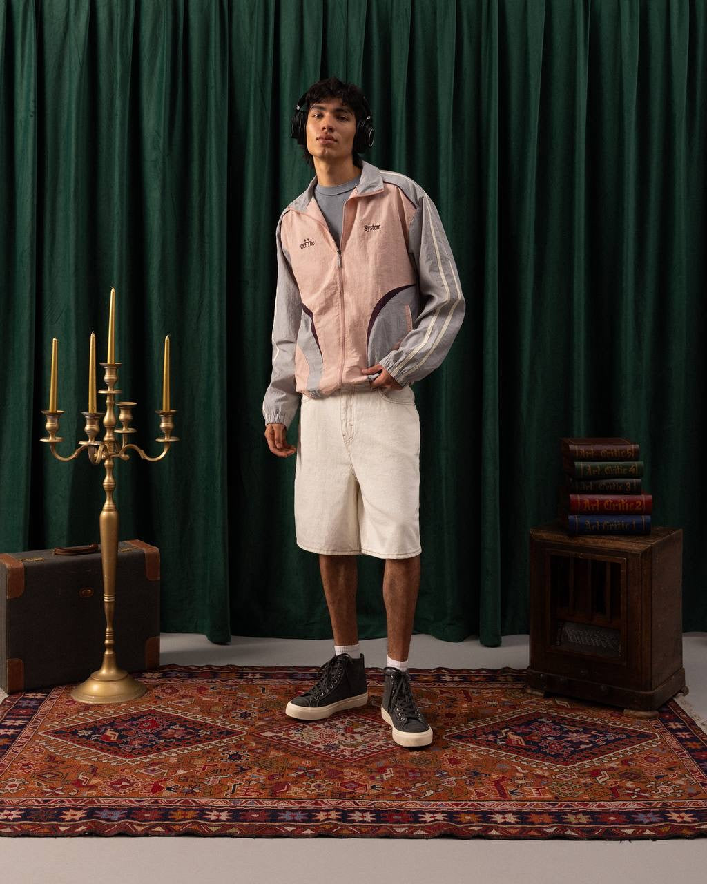 Men’s Retro Colorblock Windbreaker Jacket – Off The System