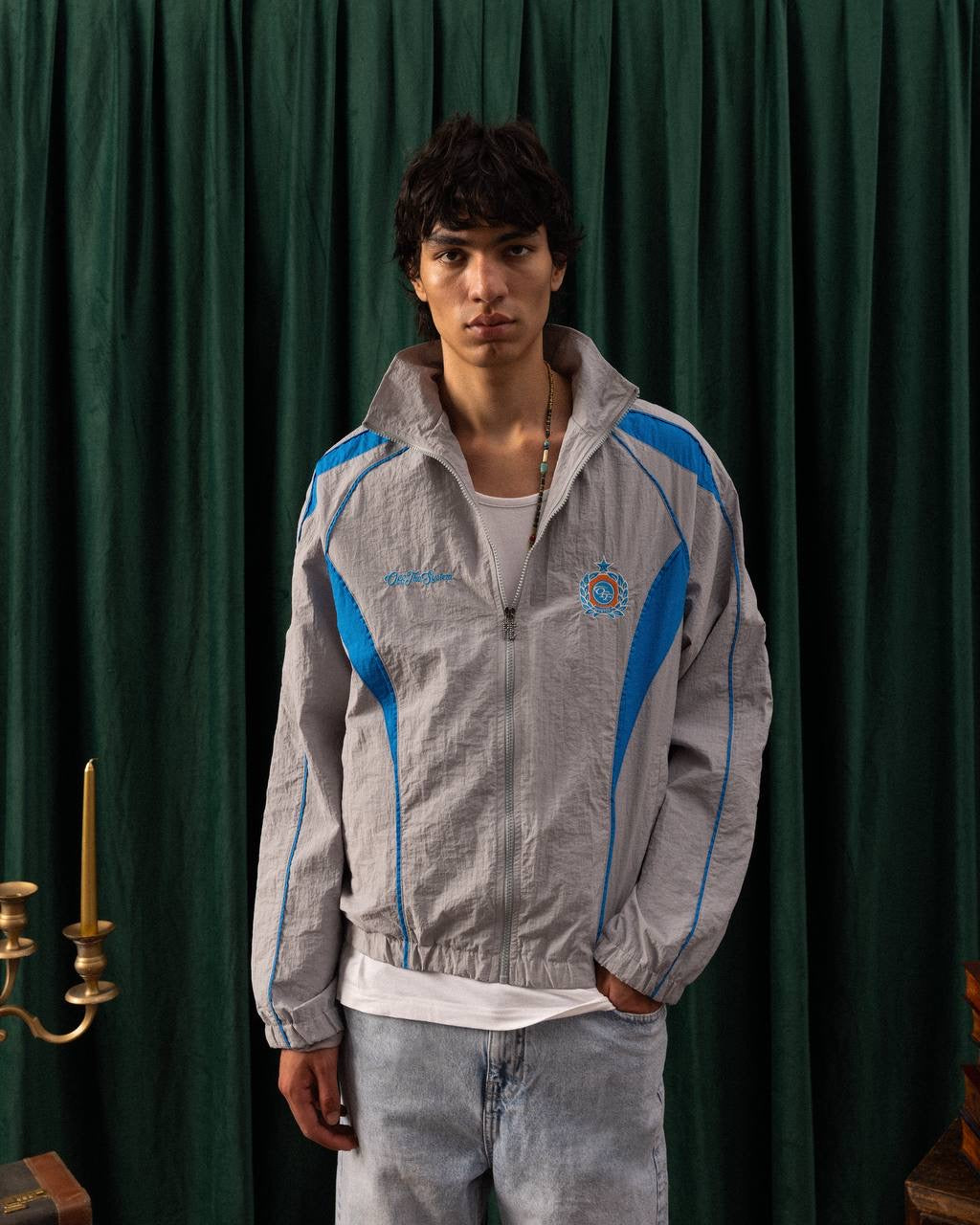 Men’s Retro Sports Windbreaker Jacket – Multi-Color Variants