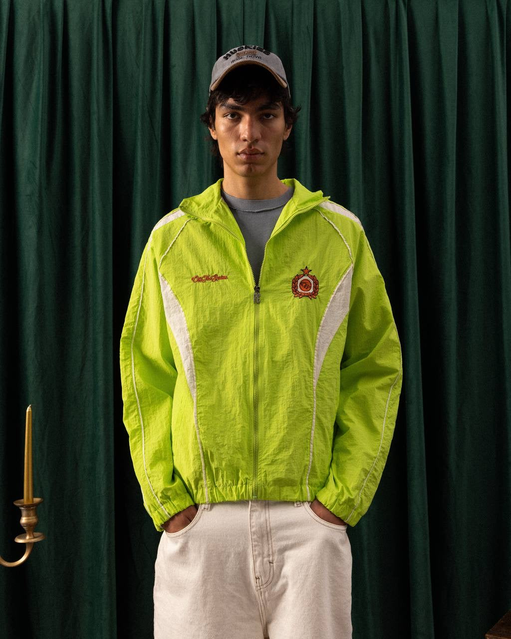Men’s Retro Sports Windbreaker Jacket – Multi-Color Variants
