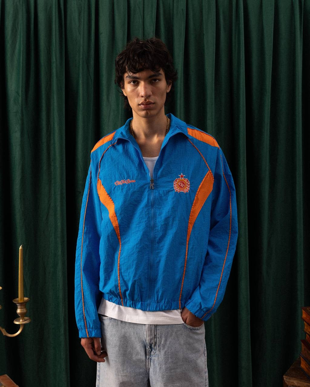 Men’s Retro Sports Windbreaker Jacket – Multi-Color Variants